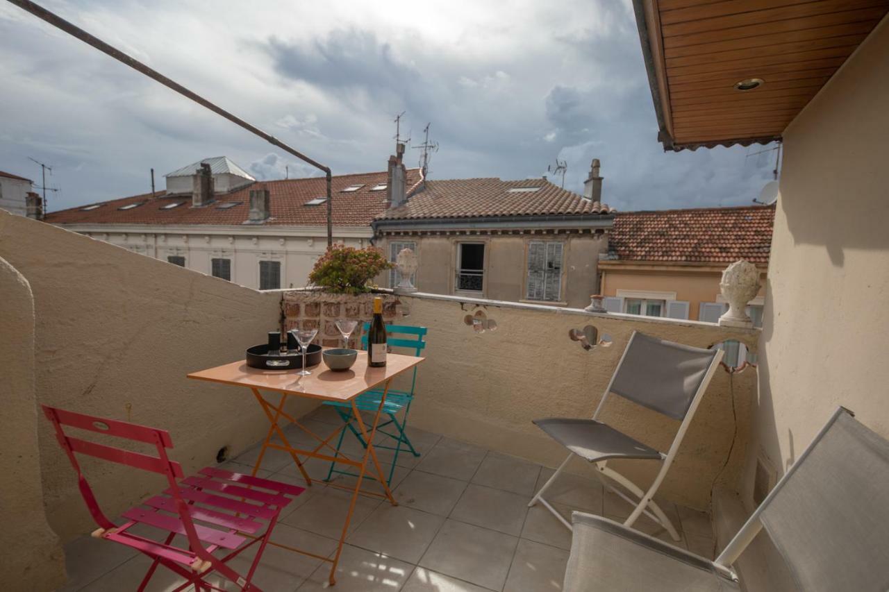 Belle Surprise Coeur De Ville, Cosy Avec Terrasse 칸느 외부 사진